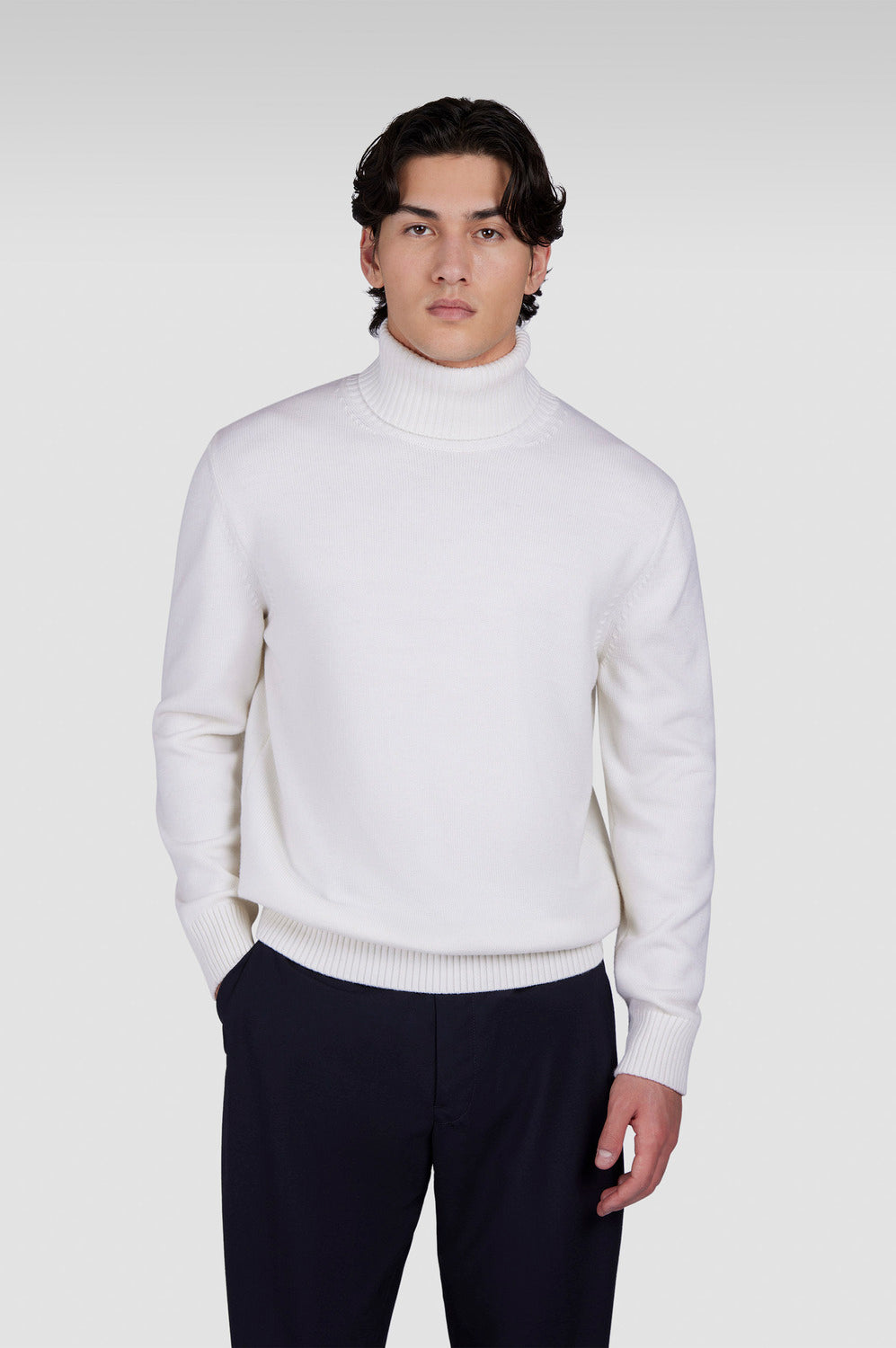 Paul & Shark Coltrui Wol-100% wol-HEREN TRUIEN & VESTEN-Wit