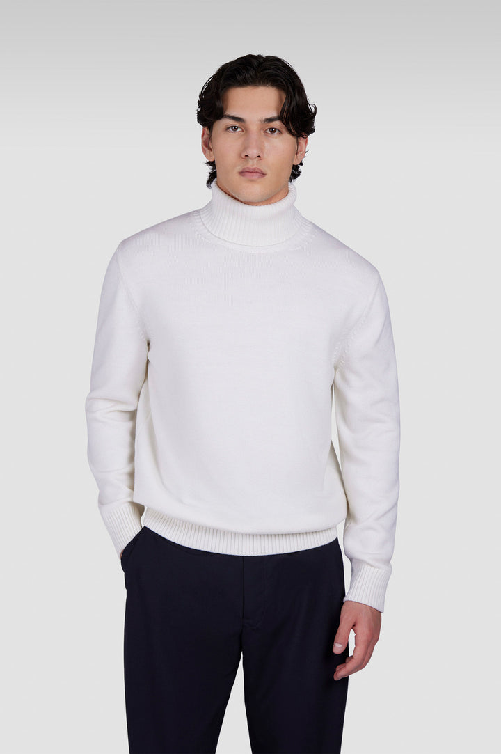 Paul & Shark Coltrui Wol-100% wol-HEREN TRUIEN & VESTEN-Wit