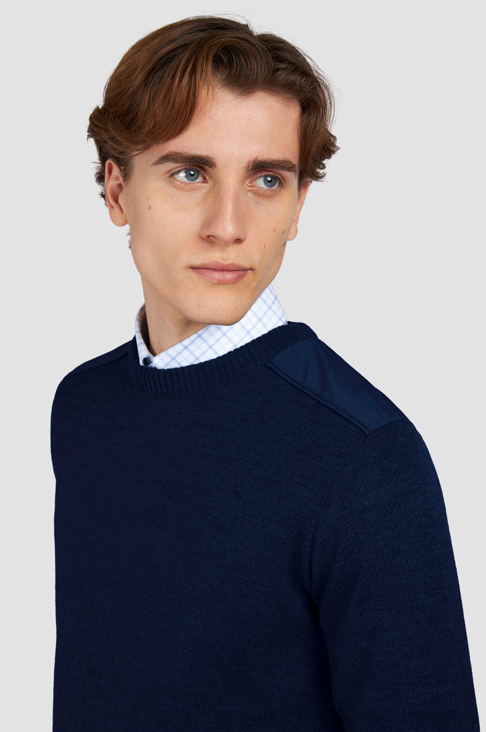 Paul & Shark Cool Touch Trui – Blauw-100% wol-HEREN TRUIEN & VESTEN-Blauw