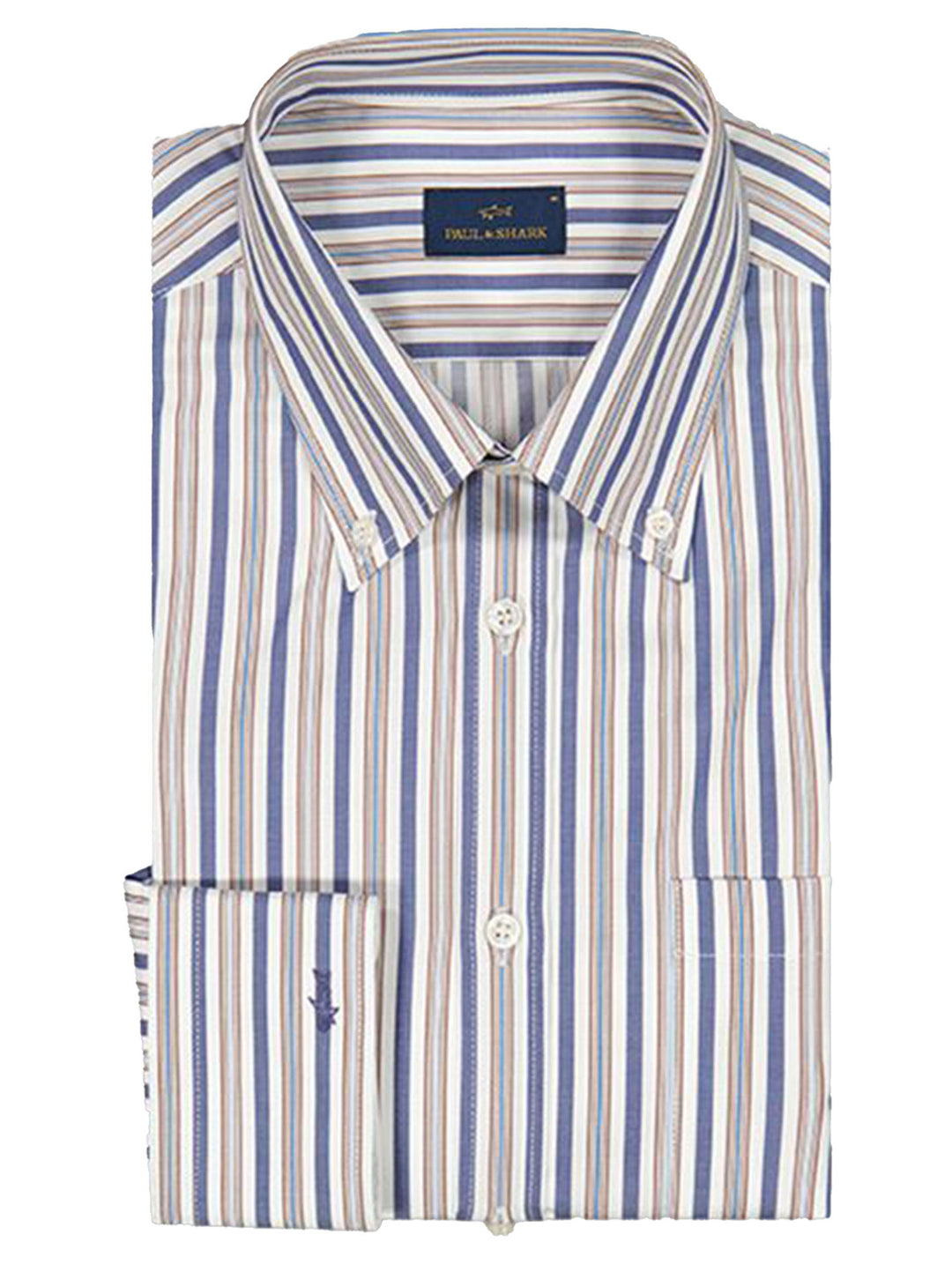 Paul & Shark cotton twill shirt-HEREN SHIRTS-Wit