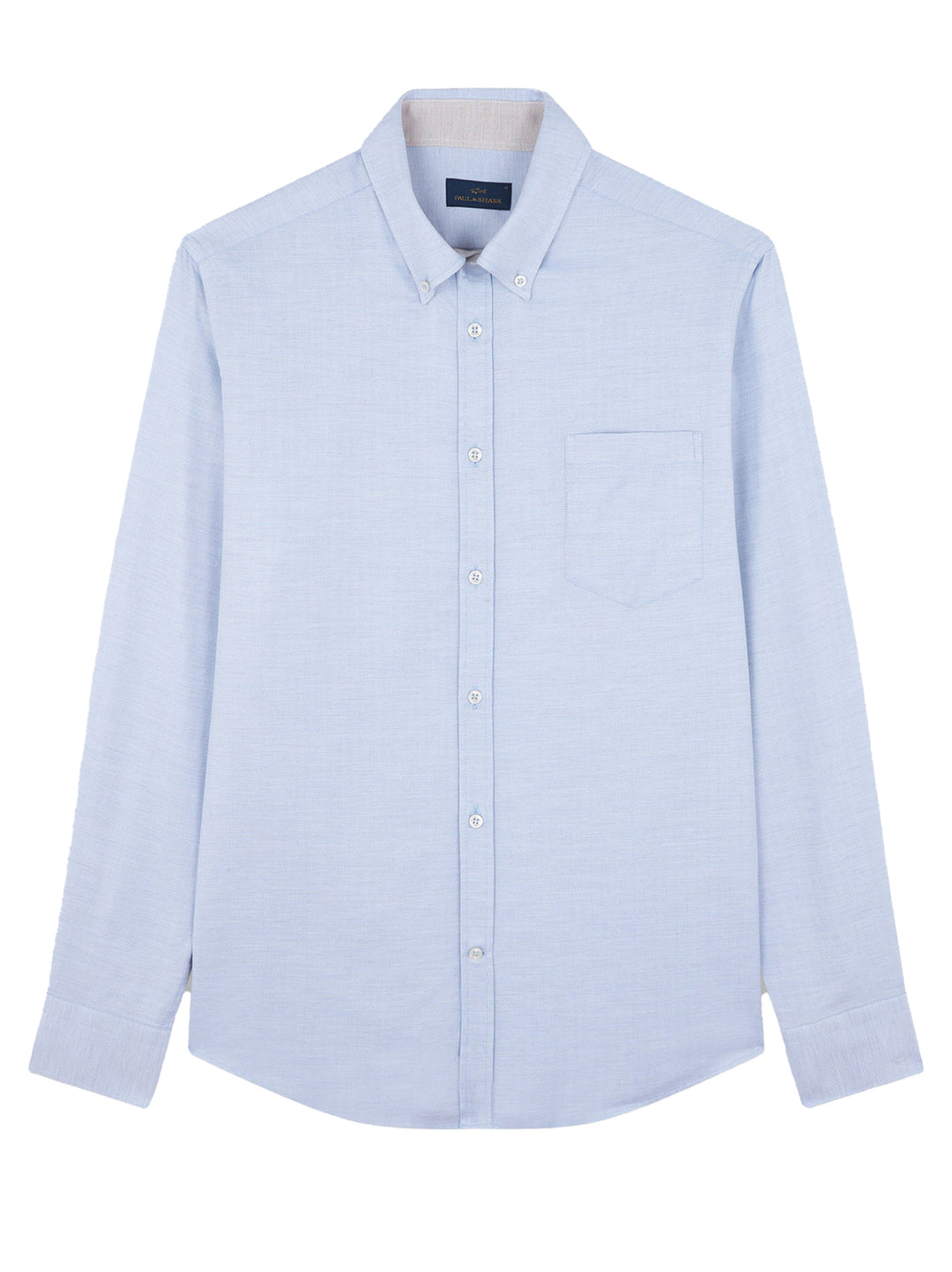 Paul & Shark Flanel Katoenen Shirt-100% katoen-HEREN SHIRTS-Blauw
