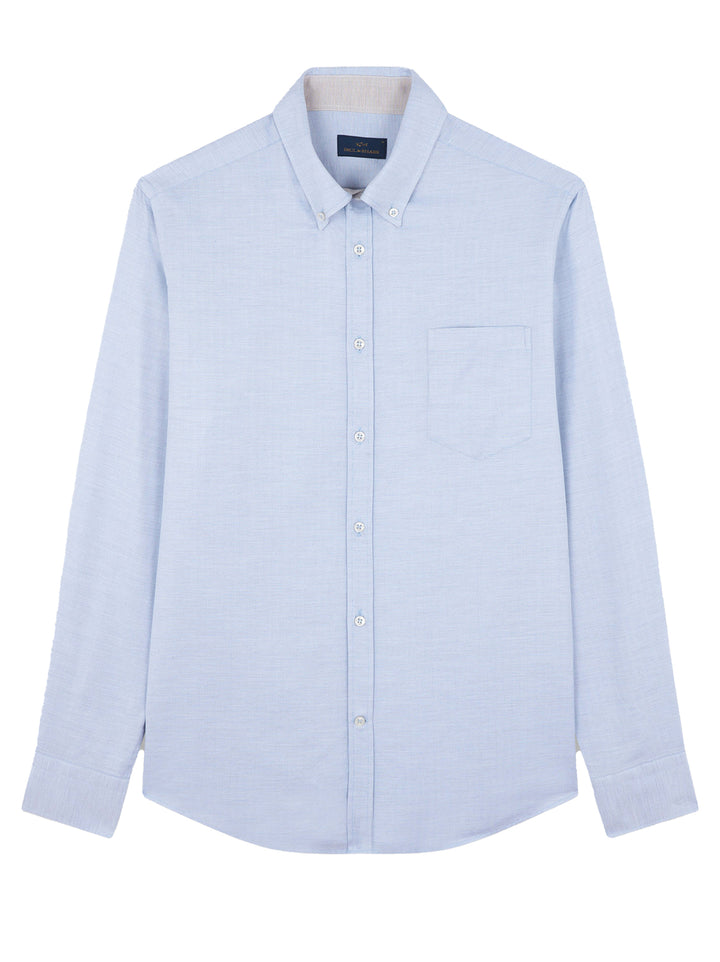 Paul & Shark Flanel Katoenen Shirt-100% katoen-HEREN SHIRTS-Blauw