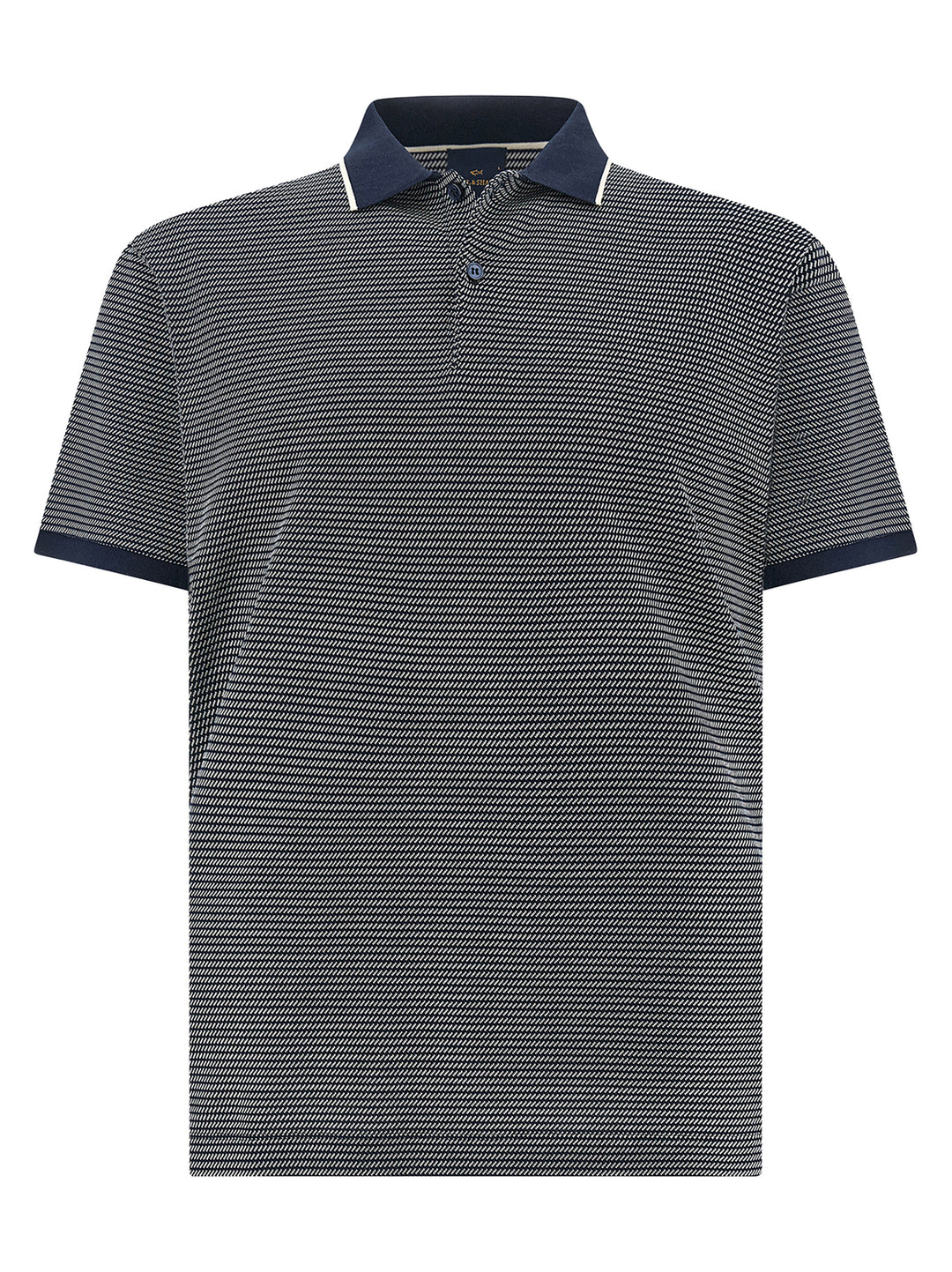 Paul & Shark Gestreepte polo – Blauw-100% katoen-HEREN POLO'S & T-SHIRTS-Blauw