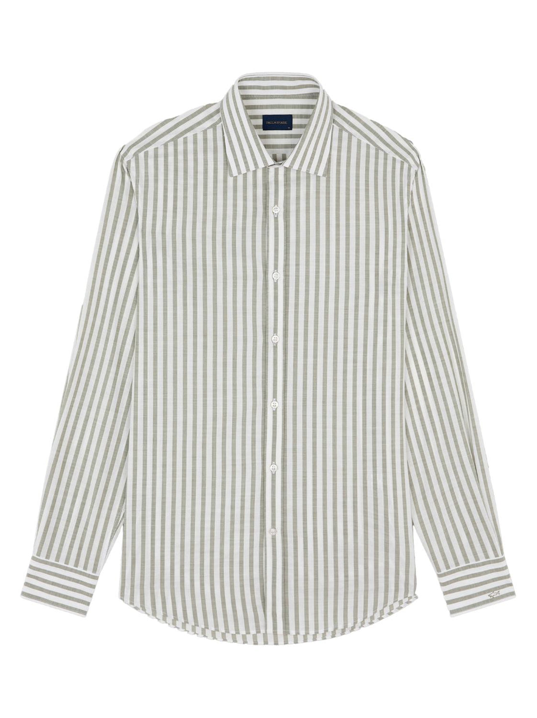 Paul & Shark katoenen overhemd-100% katoen-HEREN SHIRTS-Groen