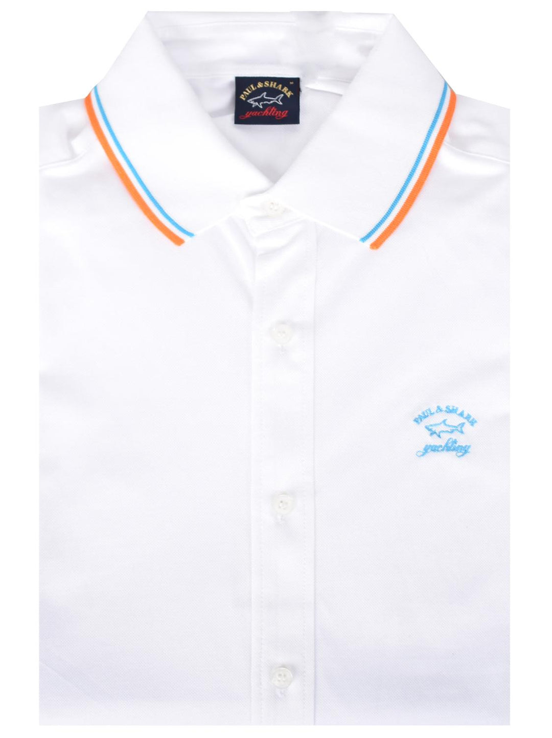 Paul & Shark overhemd-100% katoen-HEREN SHIRTS-Wit