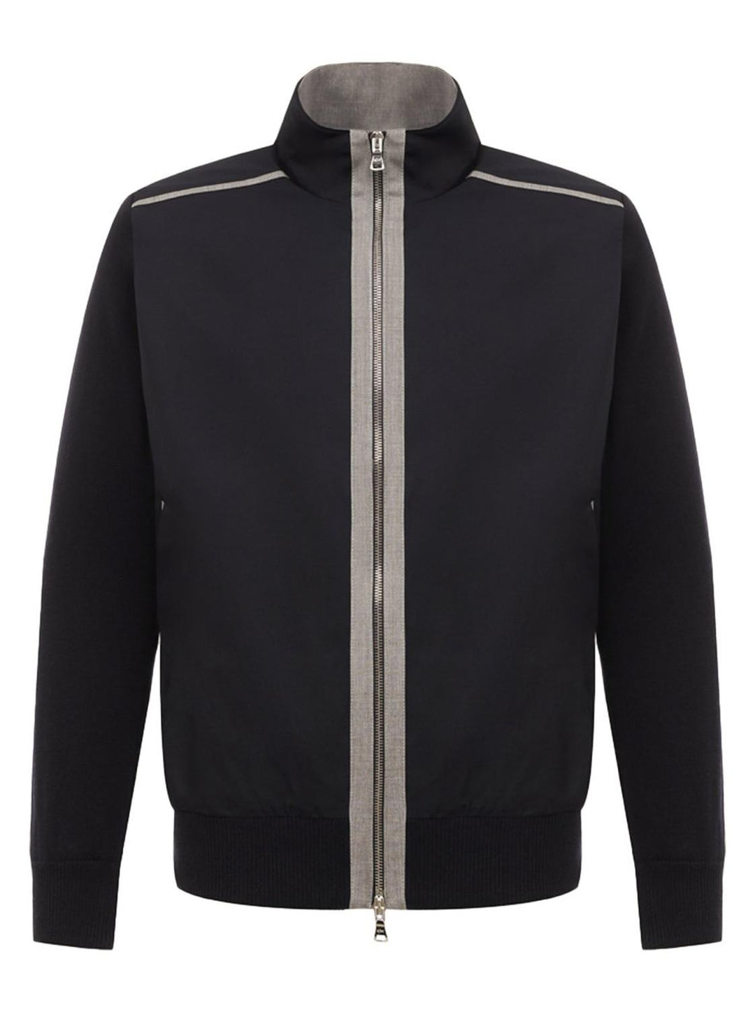 Paul & Shark Pima Cotton vest – Blauw-100% katoen-HEREN JASSEN & JACKS-Blauw