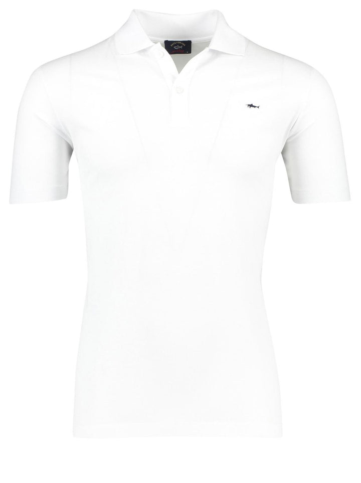 Paul & Shark polo-100% katoen-HEREN POLO'S & T-SHIRTS-Wit