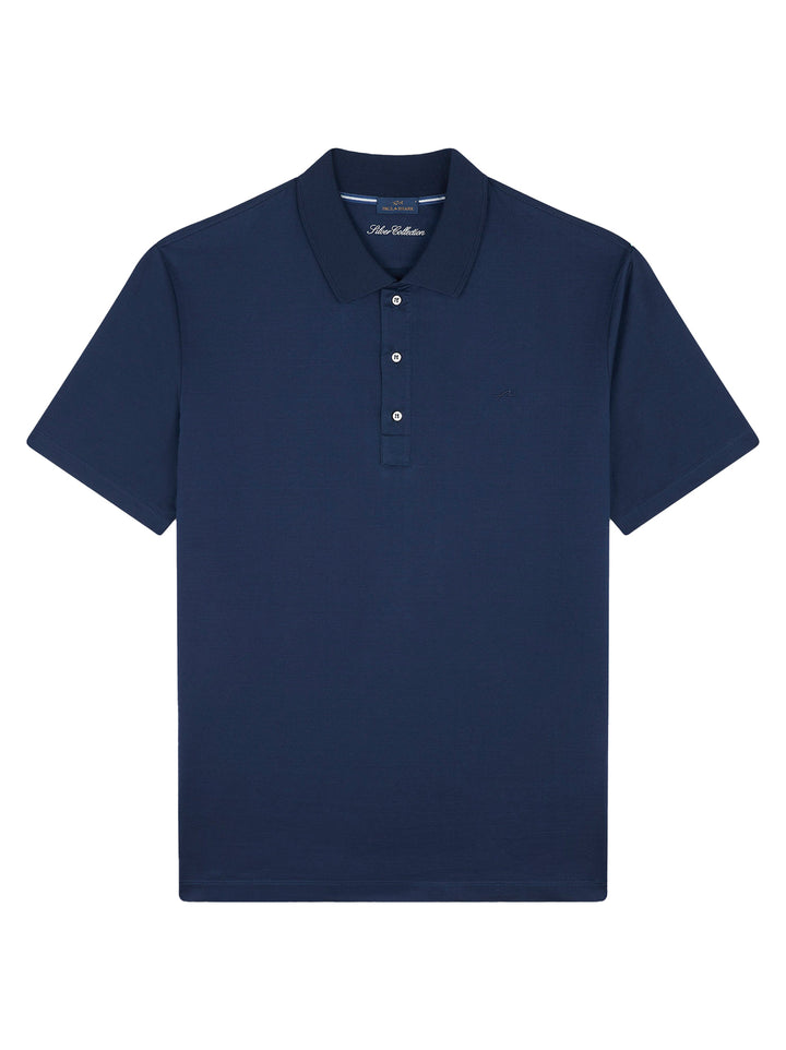 Paul & Shark Polo – Blauw-100% katoen-HEREN POLO'S & T-SHIRTS-Blauw