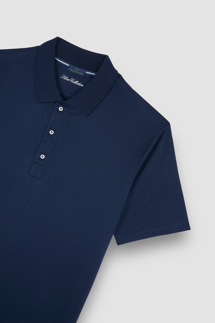 Paul & Shark Polo – Blauw-100% katoen-HEREN POLO'S & T-SHIRTS-Blauw