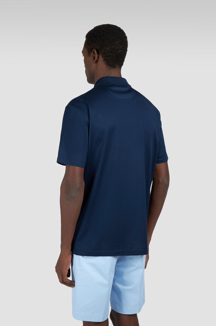 Paul & Shark Polo – Blauw-100% katoen-HEREN POLO'S & T-SHIRTS-Blauw