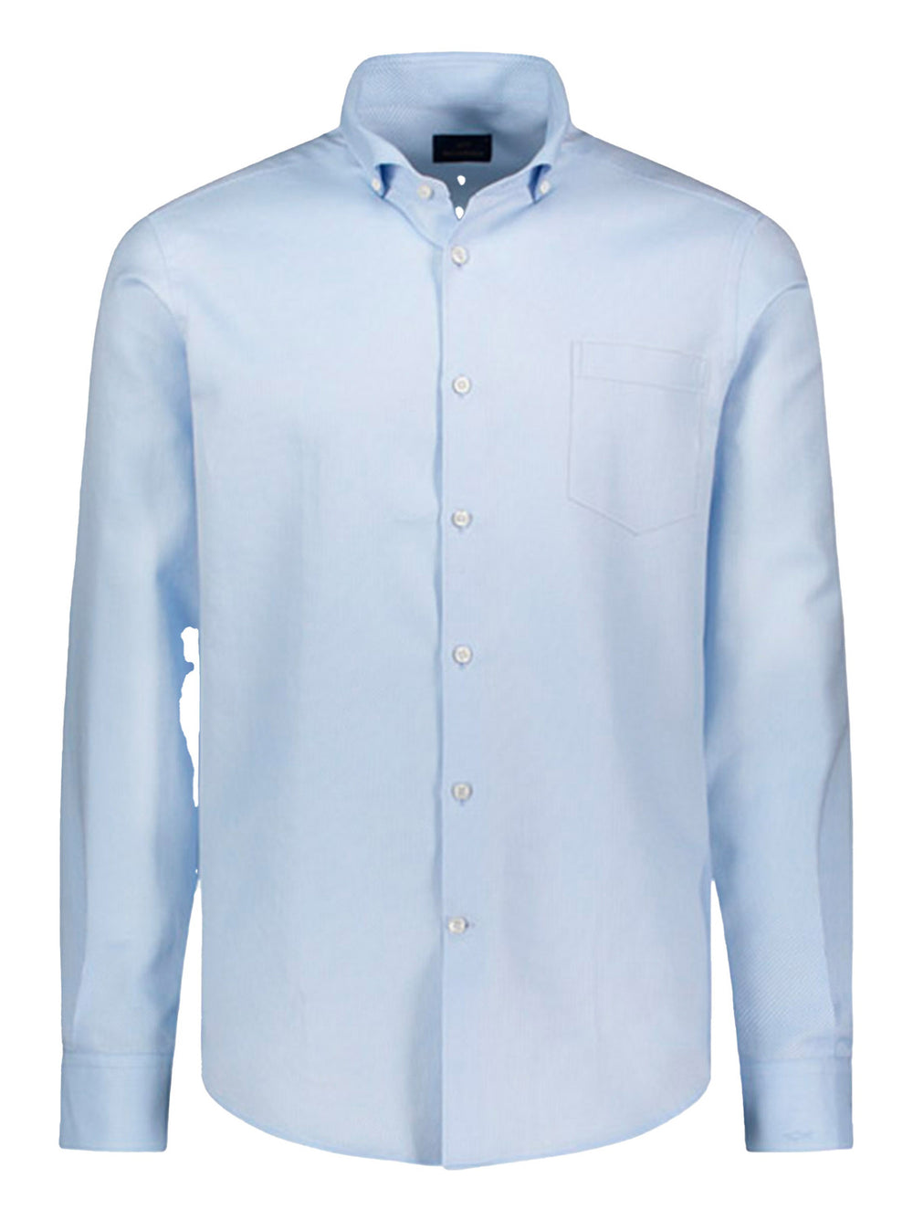 Paul & Shark Regular Button Down Shirt – Blauw-100% katoen-HEREN SHIRTS-Blauw