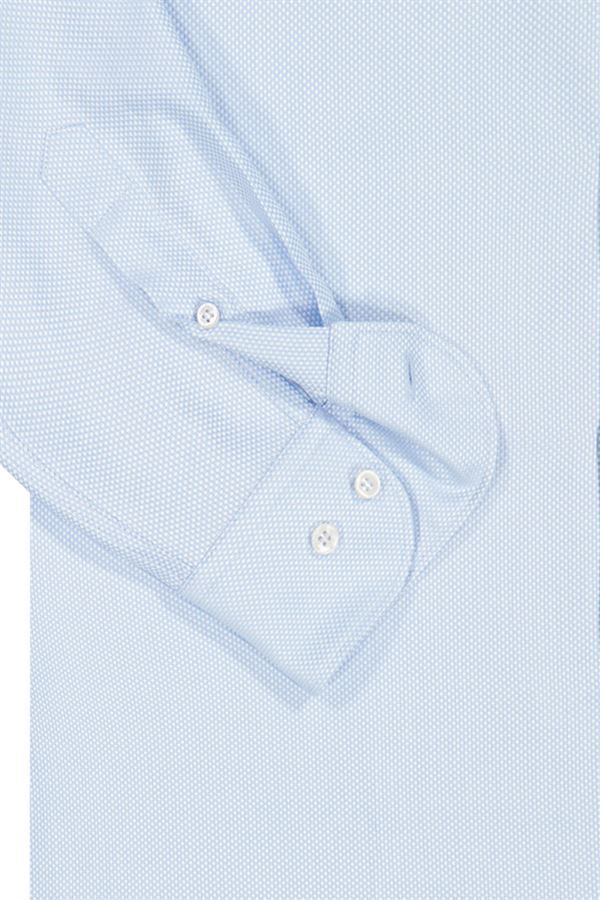 Paul & Shark Regular Button Down Shirt – Blauw-100% katoen-HEREN SHIRTS-Blauw