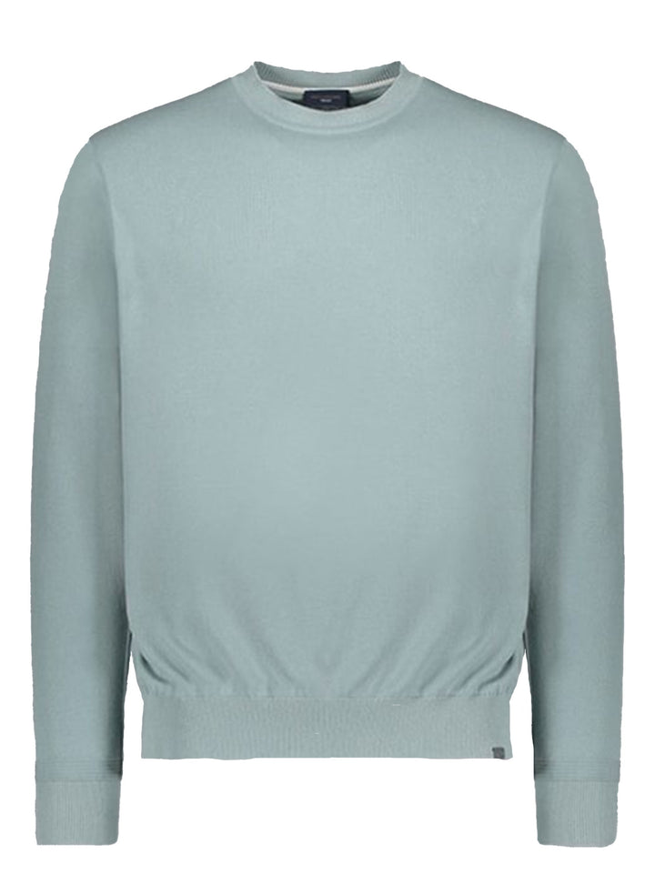 Paul & Shark Ronde Hals Pullover-100% Katoen-HEREN TRUIEN & VESTEN-Groen