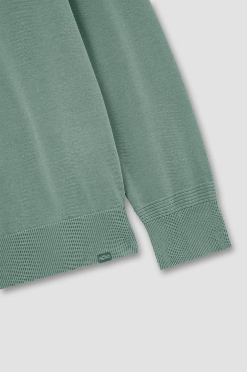 Paul & Shark Ronde Hals Pullover-100% Katoen-HEREN TRUIEN & VESTEN-Groen