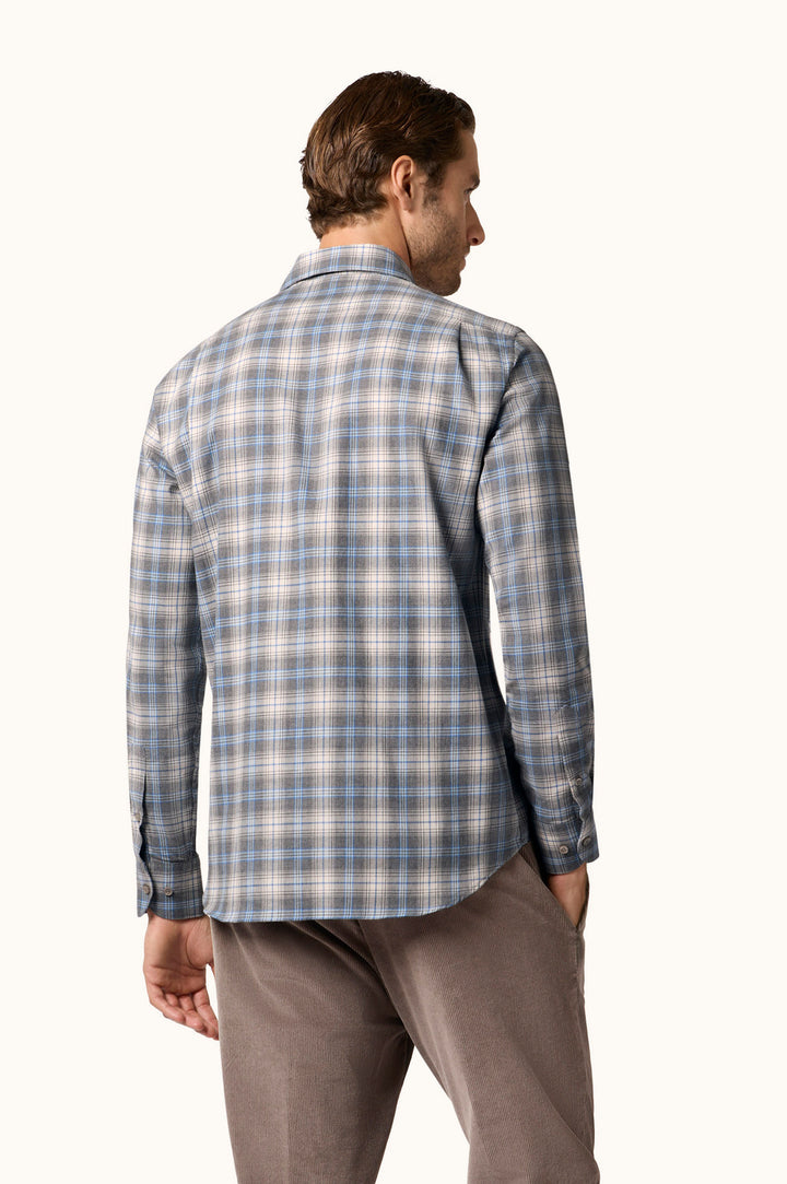 Paul & Shark Ruit Overhemd – Grijs-100% katoen-HEREN SHIRTS-Grijs
