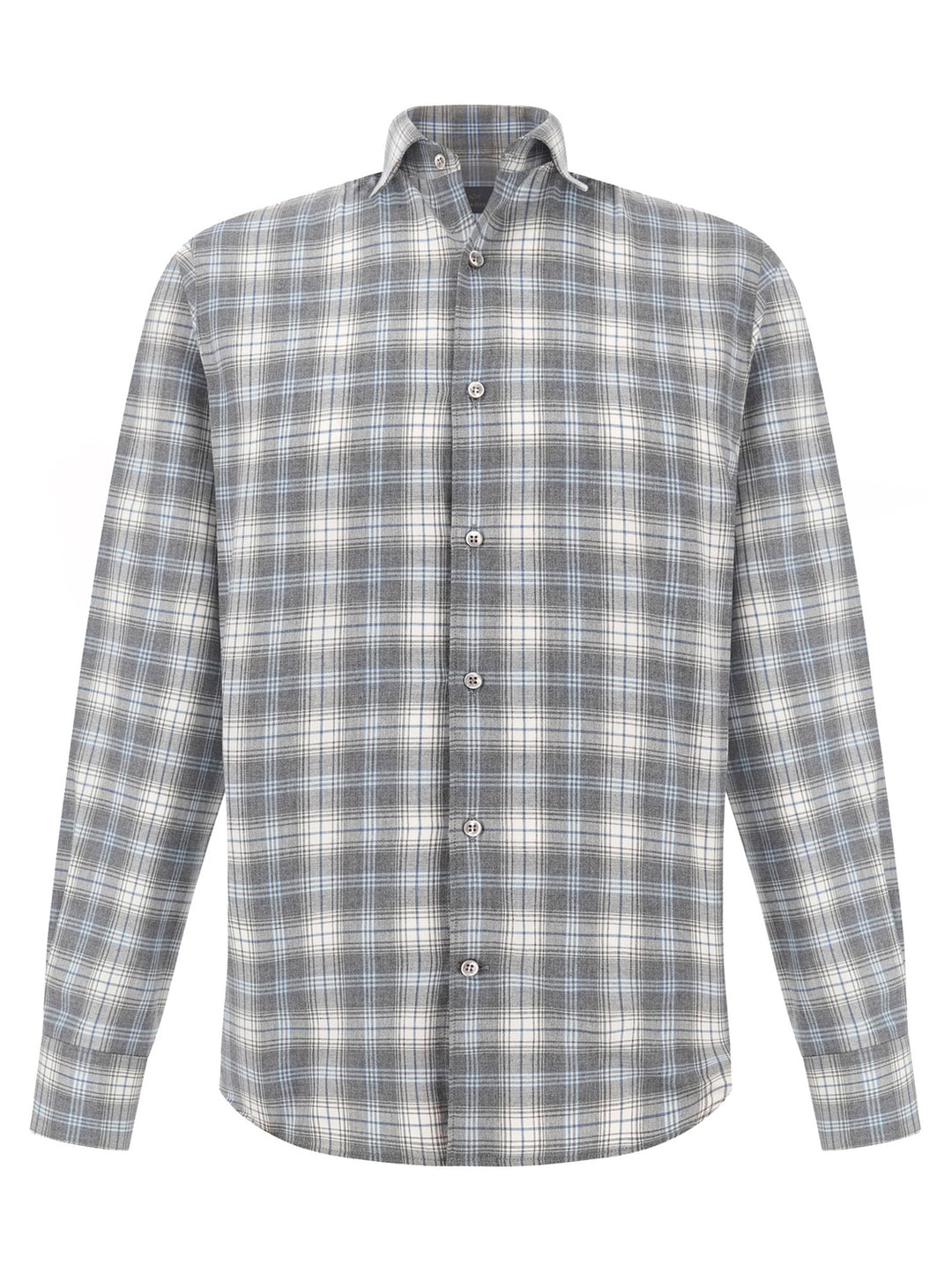Paul & Shark Ruit Overhemd – Grijs-100% katoen-HEREN SHIRTS-Grijs