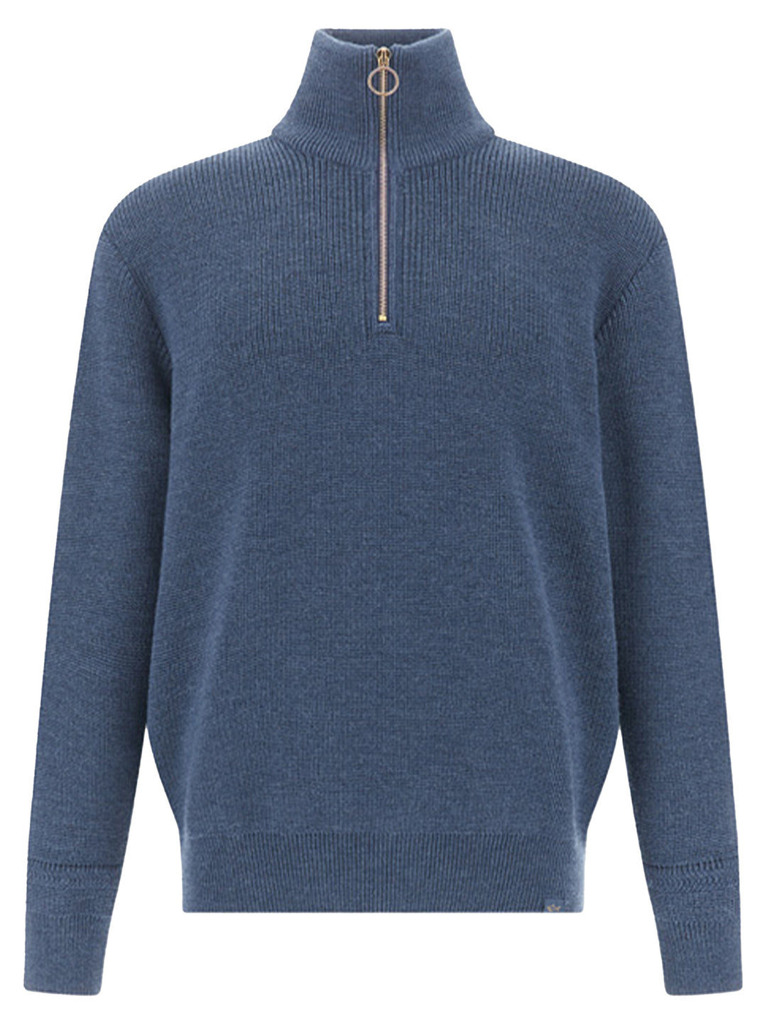 Paul & Shark Shark Tag Tech Wool Half Zip Trui-50% wol, 50% acryl-HEREN TRUIEN & VESTEN-Blauw
