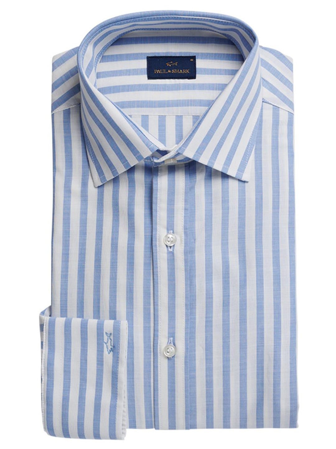 Paul & Shark shirt-100% katoen-HEREN SHIRTS-Blauw