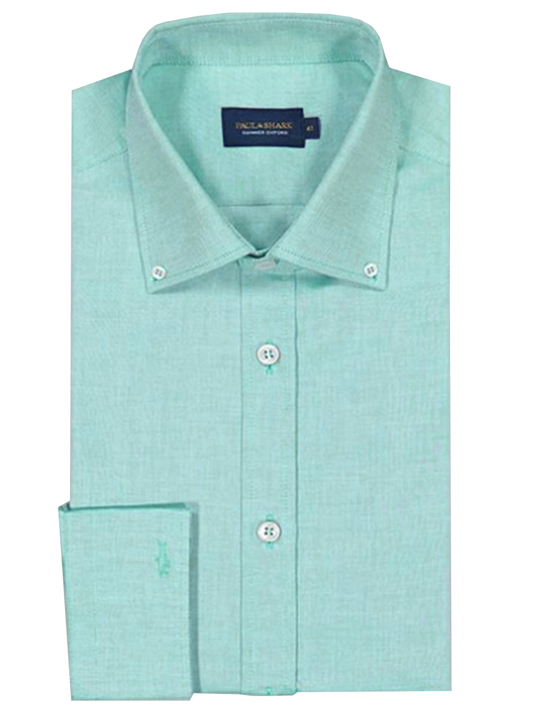 Paul & Shark shirt-100% Katoen-HEREN SHIRTS-Groen