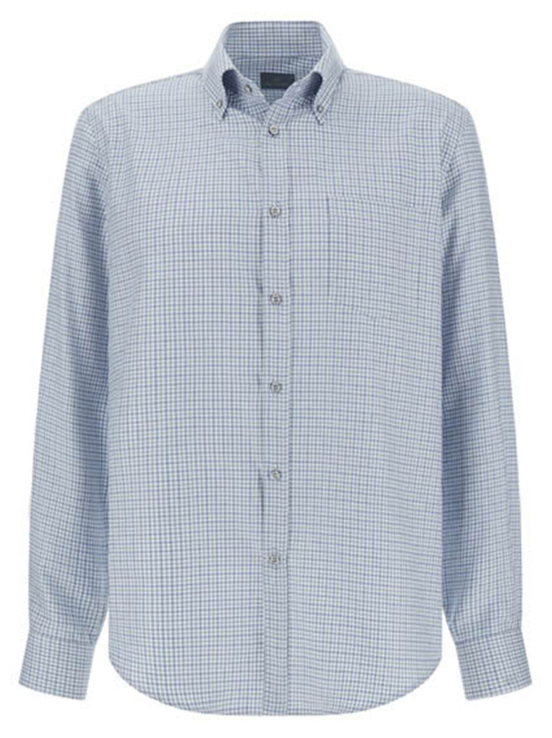 Paul & Shark Silver Collection Overhemd Regular-100% katoen-HEREN SHIRTS-Blauw