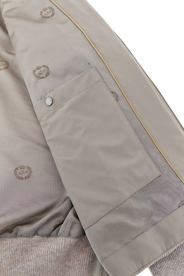 Paul & Shark Soft Piuma Wool Hybrid Jack-100% wol<br />Inzetstukken: 90% katoen, 10% kasjmier<br />Voering: 55% polyester
