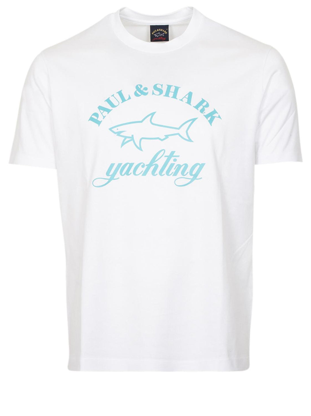 Paul & Shark t-shirt wit-100% katoen-HEREN POLO'S & T-SHIRTS-Wit