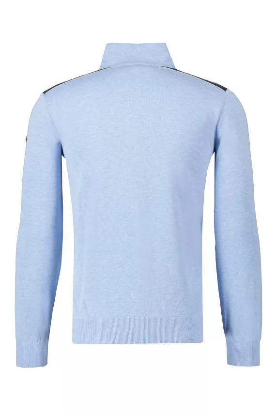 Paul & Shark trui met rits-100% katoen-HEREN TRUIEN & VESTEN-Blauw