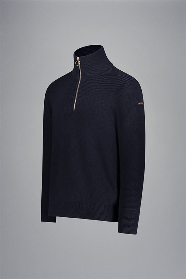 Paul & Shark trui met rits-HEREN TRUIEN & VESTEN-Blauw