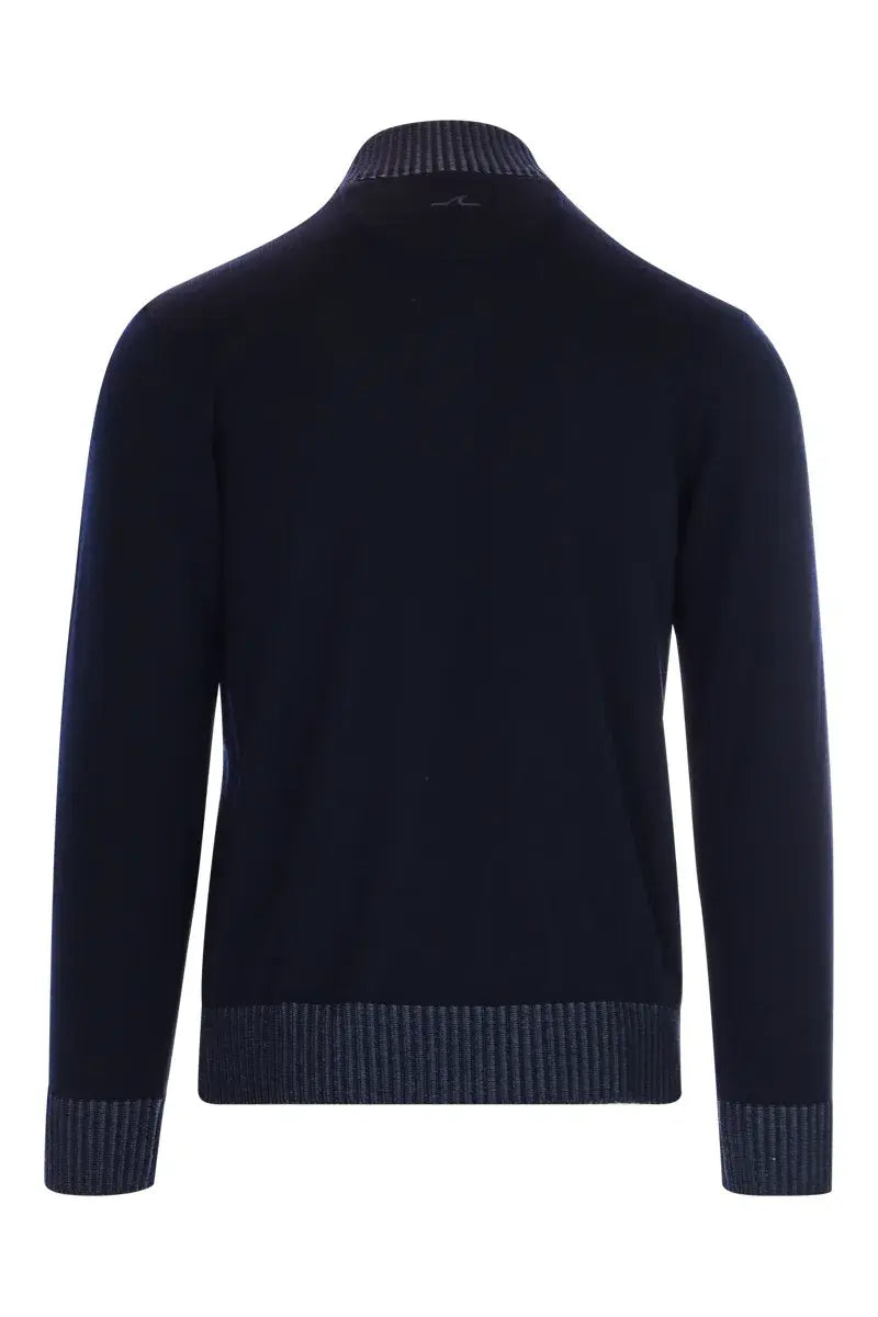 Paul & Shark trui met rits-HEREN TRUIEN & VESTEN-Blauw