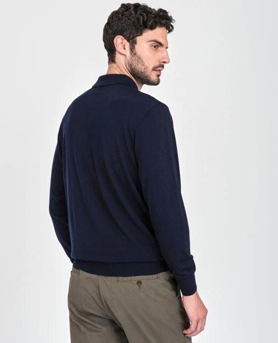 Paul & Shark trui polokraag-100% wol-HEREN TRUIEN & VESTEN-Blauw