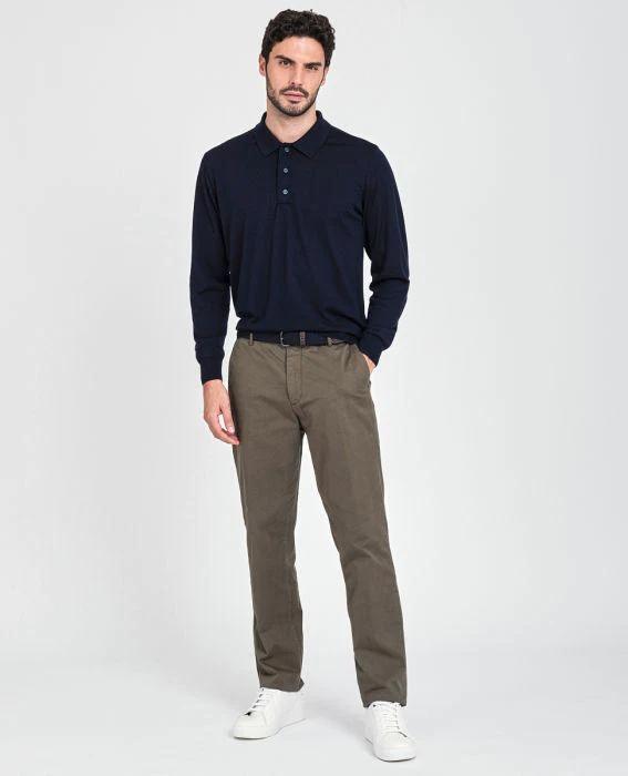 Paul & Shark trui polokraag-100% wol-HEREN TRUIEN & VESTEN-Blauw