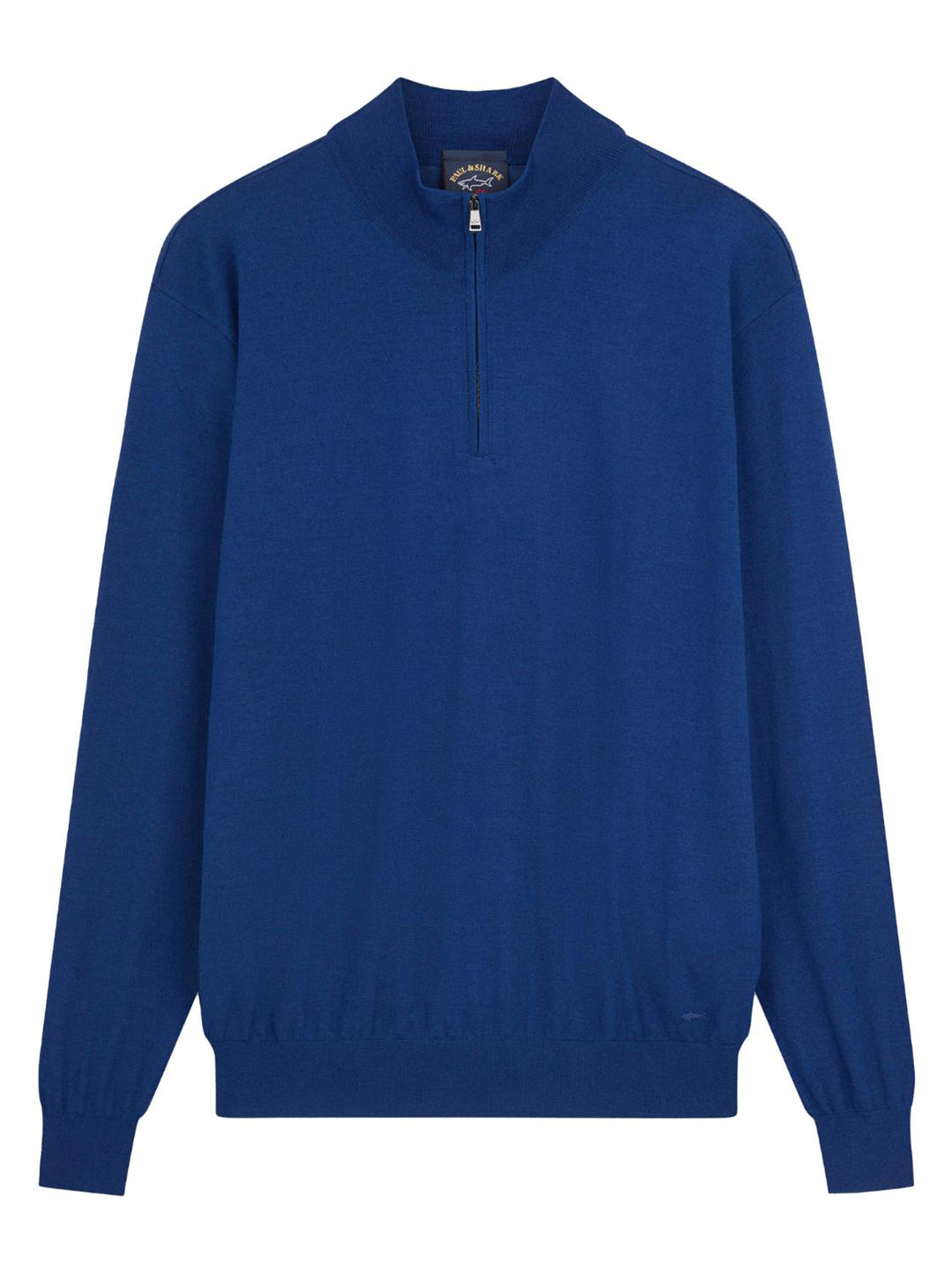 Paul & Shark trui rits-100% wol-HEREN TRUIEN & VESTEN-Blauw