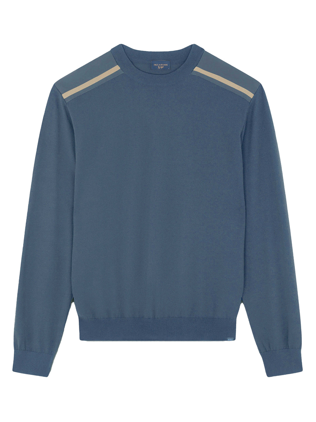 Paul & Shark trui ronde hals-72% Viscose<br />28% Polyester-HEREN TRUIEN & VESTEN-Blauw