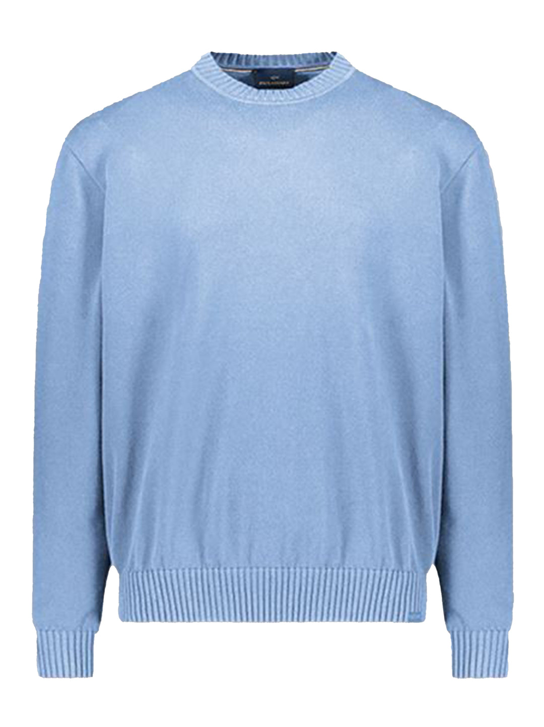 Paul & Shark Trui Ronde Hals – Blauw-100% katoen-HEREN TRUIEN & VESTEN-Blauw