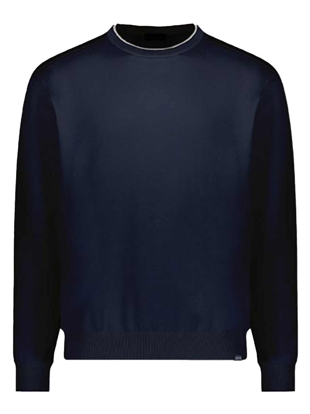 Paul & Shark Trui Ronde Hals – Blauw-55% zijde, 45% katoen-HEREN TRUIEN & VESTEN-Blauw