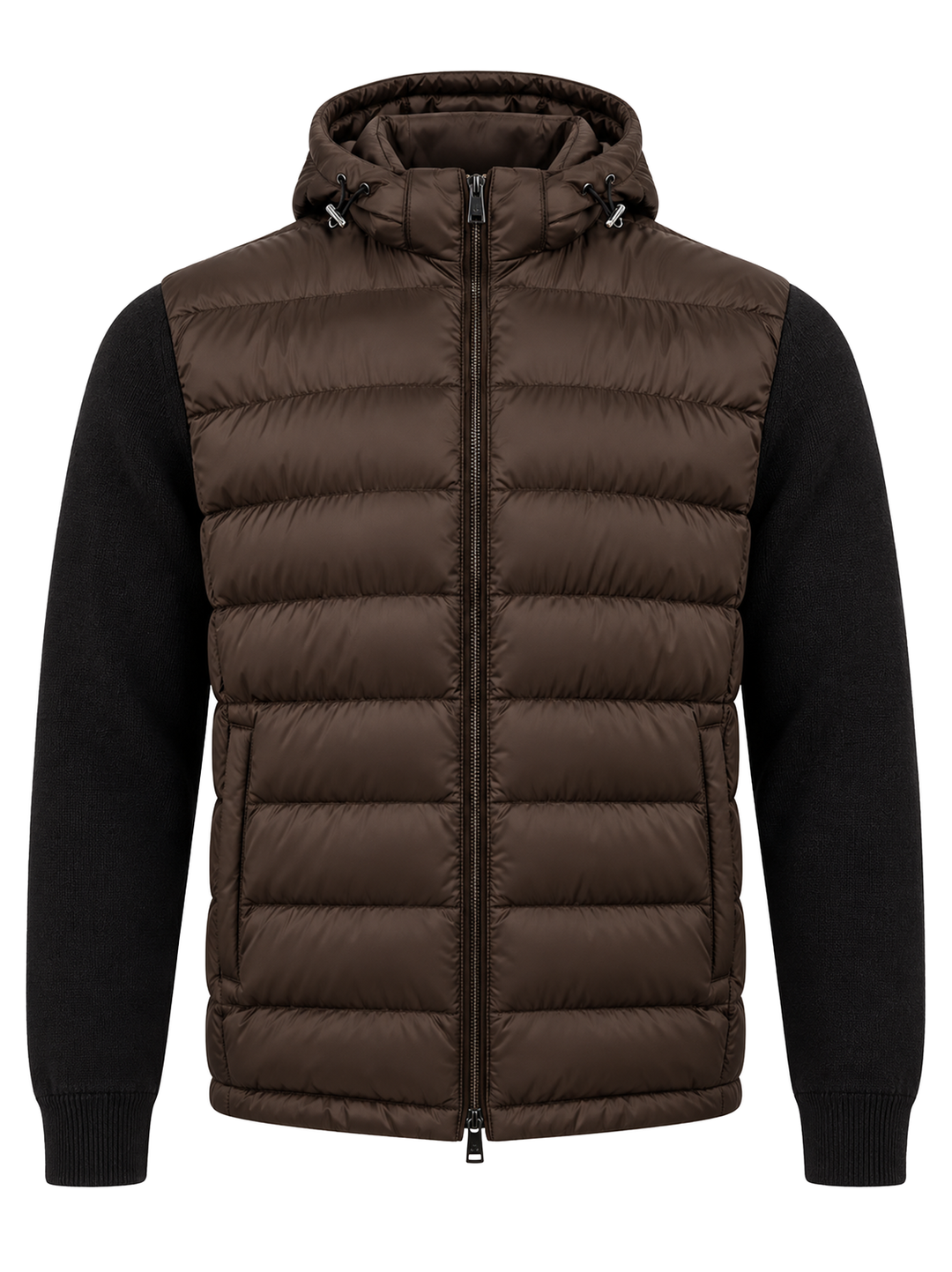 Paul & Shark Ultralight Down Jack – Bruin-100% polyester<br />Mouwen: 100% wol<br />Voering: 95% polyester, 5% elastaan-H