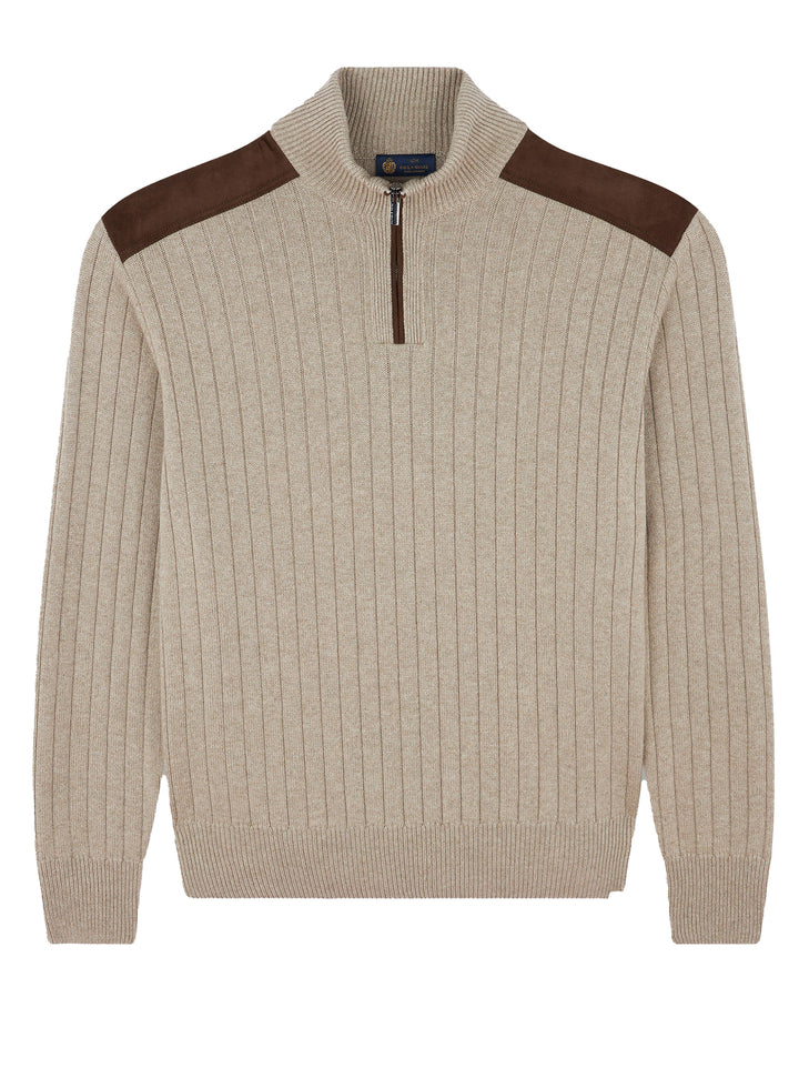 Paul & Shark Zip Trui – Beige-HEREN TRUIEN & VESTEN-Beige