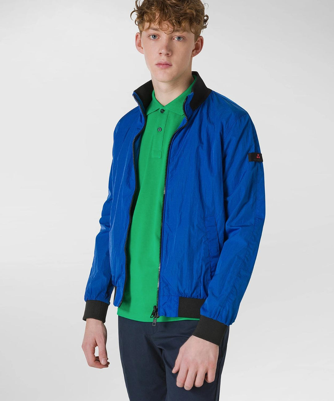 Peuterey Agnel sportief jack – Blauw-HEREN JASSEN & JACKS-Blauw