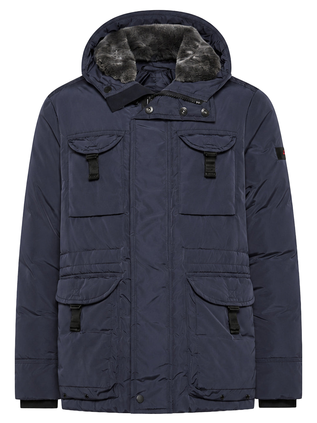 Peuterey Aiptek NBE 03 Fur Jack – Blauw-100% polyamide,<br />Voering: 100% polyester-HEREN JASSEN & JACKS-Blauw