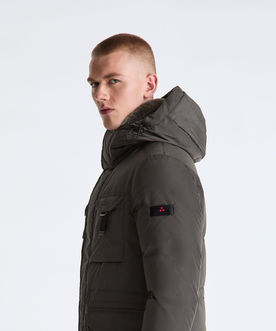 Peuterey Aiptek NBE 03 Fur Jacket – Grijs-100% polyamide,<br />Voering: 100% polyester-HEREN JASSEN & JACKS-Grijs