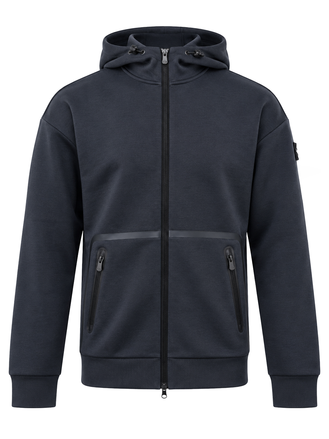 Peuterey AREN SCB 01 Vest met Rits – Blauw-72% polyester, 23% viscose, 5% elastaan-HEREN TRUIEN & VESTEN-Blauw