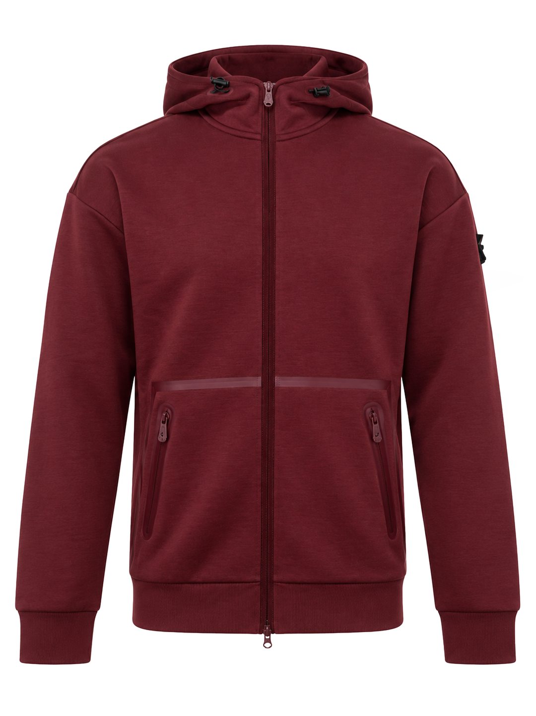 Peuterey AREN SCB 01 Vest met Rits – Rood-72% polyester, 23% viscose, 5% elastaan-HEREN TRUIEN & VESTEN-Rood
