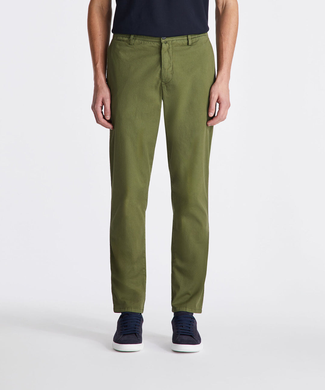 Peuterey Chino HOY BA 01 – Groen-97% katoen, 3% elastaan-HEREN BROEKEN-Groen
