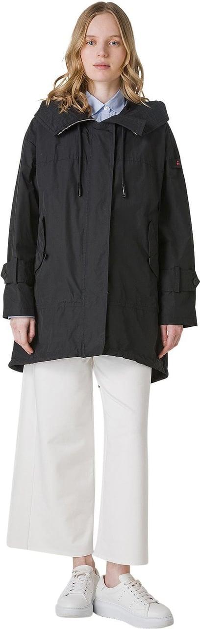 Peuterey CIMIA MO parka-60% Katoen, 40% Polyamide-DAMES JASSEN & JACKS-Zwart