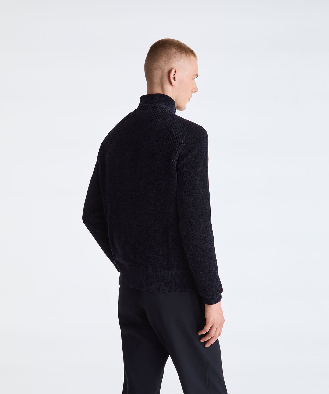 Peuterey Crivelli Half Zip – Blauw-82% polyester, 15% polyamide, 3% elastaan-HEREN TRUIEN & VESTEN-Blauw
