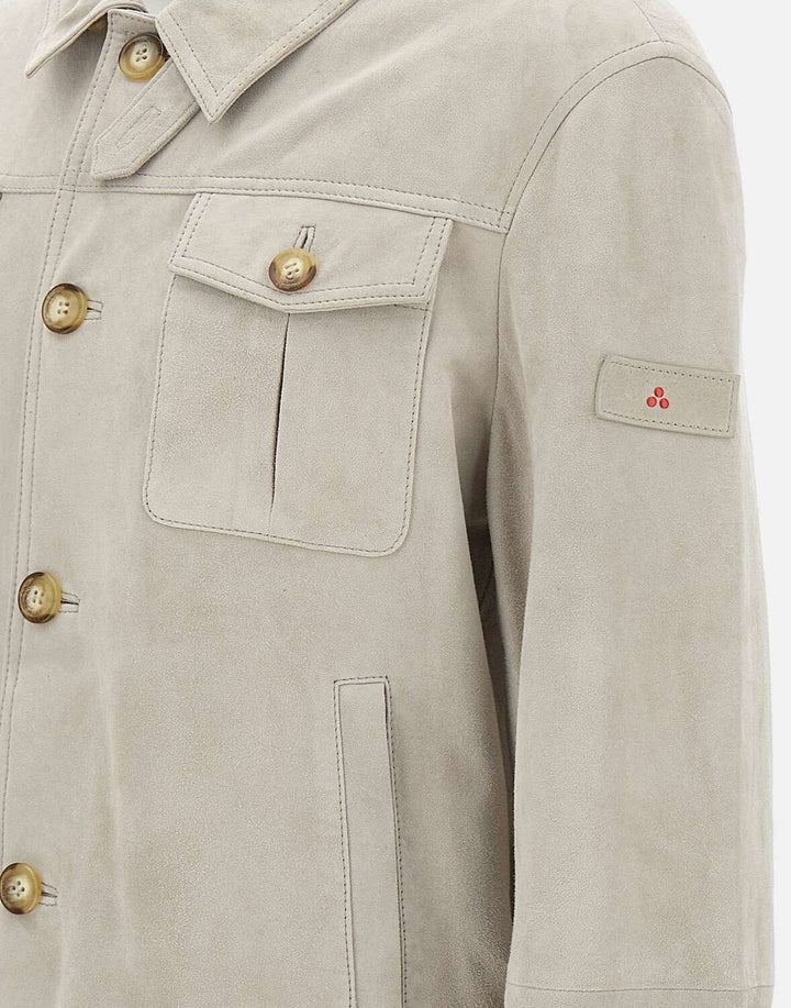 Peuterey DESTINY SUEDE 01-Samenstelling :<br /><br />100% LEER-HEREN JASSEN & JACKS-Beige