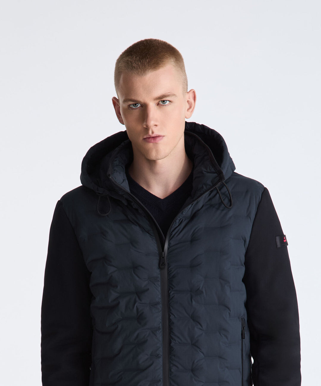 Peuterey Holzer Jack – Blauw-100% polyester<br />Voering: 90% polyester, 10% elastaan-HEREN JASSEN & JACKS-Blauw