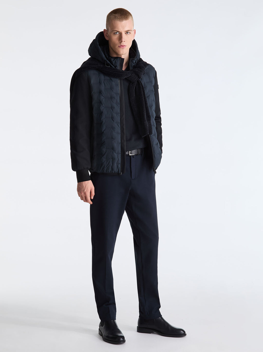 Peuterey Holzer Jack – Blauw-100% polyester<br />Voering: 90% polyester, 10% elastaan-HEREN JASSEN & JACKS-Blauw