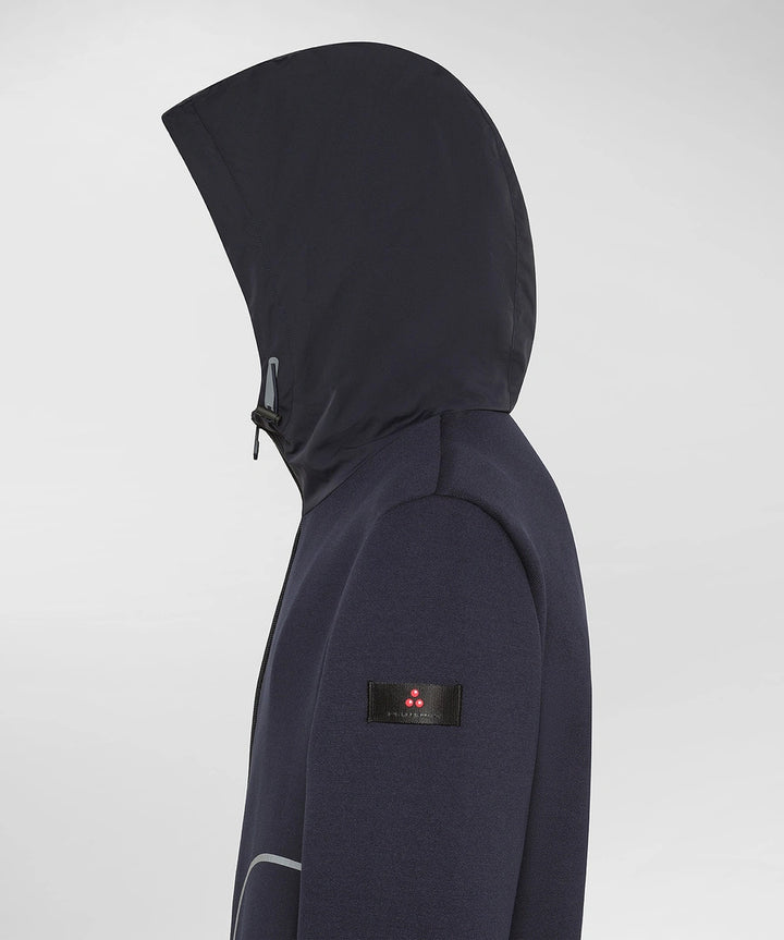 Peuterey Kapoor BMAT 01 Sportief Jack – Blauw-69% polyester, 25% viscose, 6% elastaan-HEREN JASSEN & JACKS-Blauw