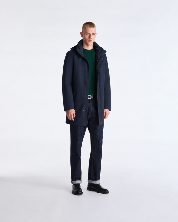 Peuterey Loch TJ Parka – Blauw-92% polyester, 8% elastaan<br />Voering; 100% polyamide-HEREN JASSEN & JACKS-Blauw